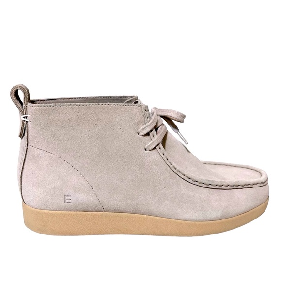 Everlane The Moc Toe Leather Chukka Desert Boot in Stone Grey Suede Like New 9 - Picture 7 of 16